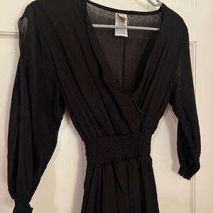 Organic Cotton Black Women's Dress